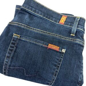7 For All Mankind Carsen Luxe Performance Mens‎ Straight Leg Jeans 33x27